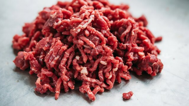 Close up of dried red beetroot slices in pile