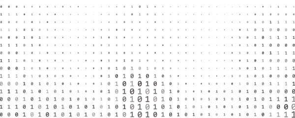 Vector streaming binary code background. Matrix background with numbers 1.0. Coding or hacking concept. Vector illustration. © AMERA AINUN MAHYA