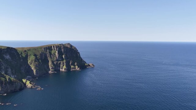 Aerial view of Horn Head in County Donegal, Ireland
