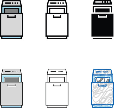 trash compactor color icon vector. trash compactor sign. isolated multipack symbol