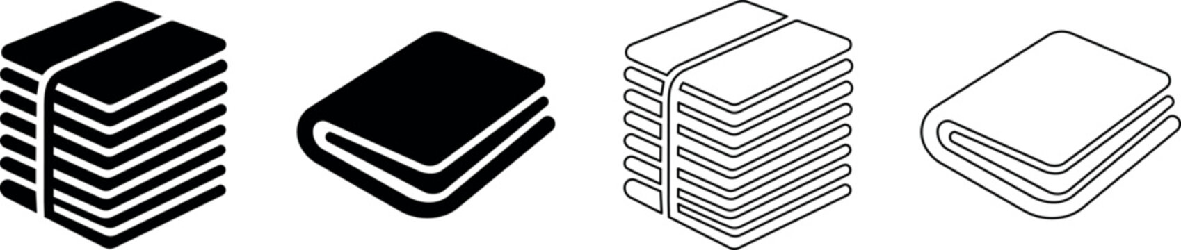 Stack of folded fabric items, clean and organized for storage or display