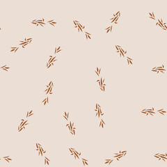 Obraz premium corn plant green vector glyph seamless pattern corn plant green sign illustration
