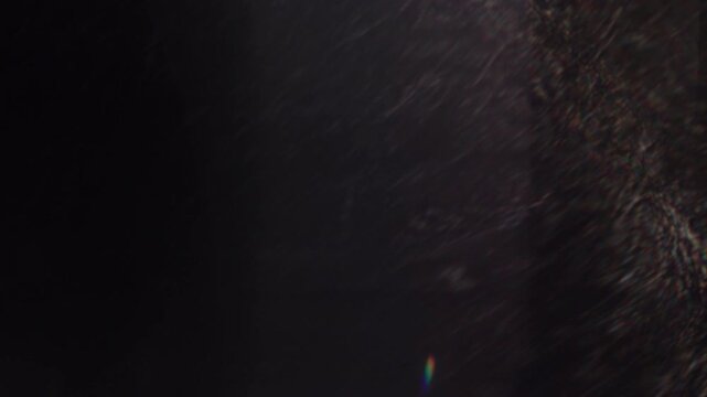 Vintage leaks rainbow prism reflections creating dreamy cinematic optical light texture
