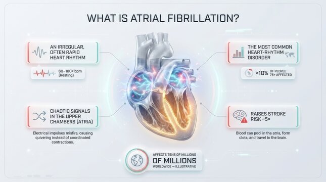 What is atrial fibrillation