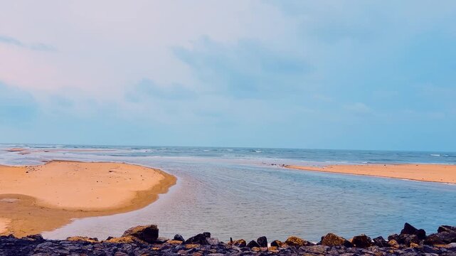 Panoramic view of Kerala costal area