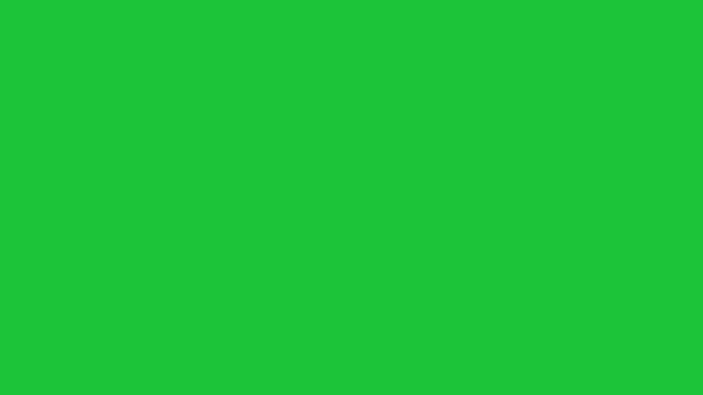 blue water splash wave liquid motion graphics animation on a green screen background