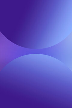 Abstract purple and blue 3d sphere collision