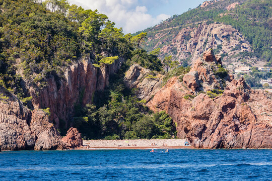 France, Provence-Alpes-Cote d'Azur, Massif de l?Esterel, Theoule-sur-Mer, Pointe de l'Aiguille