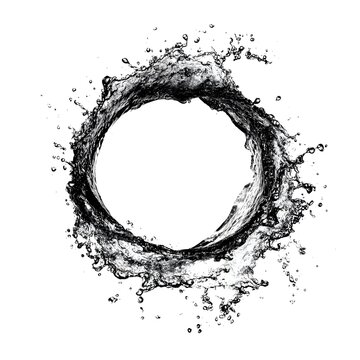 soda splash circular burst isolated on white background jpg