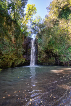 The marvelous Cascata del Picchio, near Nepi, in the province of Viterbo, Lazio, Italy.