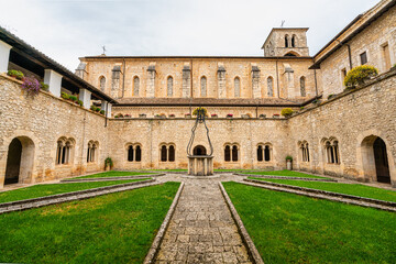 Fototapeta premium The marvelous Casamari Abbey near the city of Veroli, in the province of Frosinone, Lazio, italy. May-23-2026