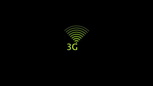 3G,5G,7G,8G, WIFI yellow wireless, internet connection icon 3g application communication computer computing