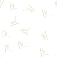 Obraz premium golf sport game vector glyph seamless pattern golf sport game sign illustration