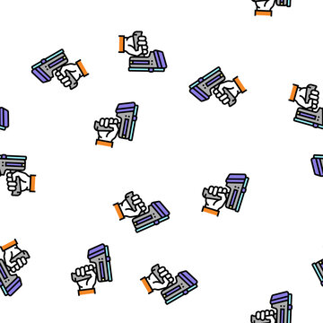 laser gun for scan rfid vector seamless pattern laser gun for scan rfid sign illustration