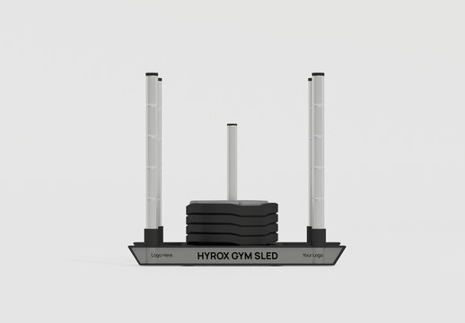 Hyrox Push Sled Mockup