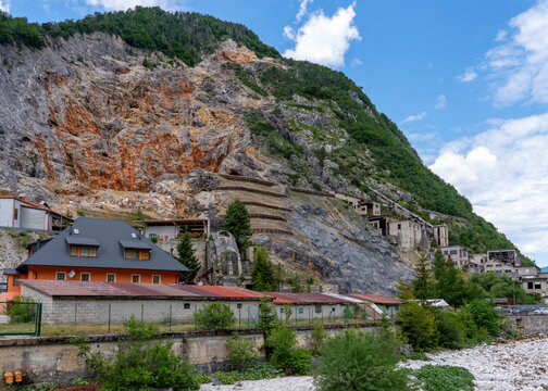 Italy, Raibl: in Friuli. Cave del Predil. Ancient lead and zinc mine near Tarvisio and the Slovenian border.