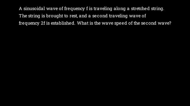 2D animation showing two traveling transverse waves with equal frequencies to compare phase velocity and wave speed, physics simulation