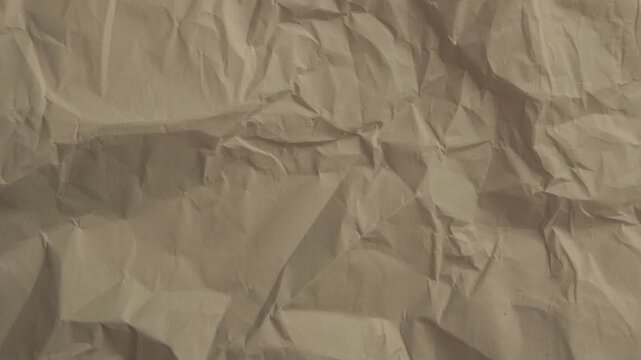 Crumpled paper texture transition with seamless wrinkled surface. White paper background doodle animation with looping textured effect for creative editing  Apple prores 422, 4k, stopmotion