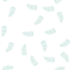 Fototapeta premium delivery truck vector glyph seamless pattern delivery truck sign illustration
