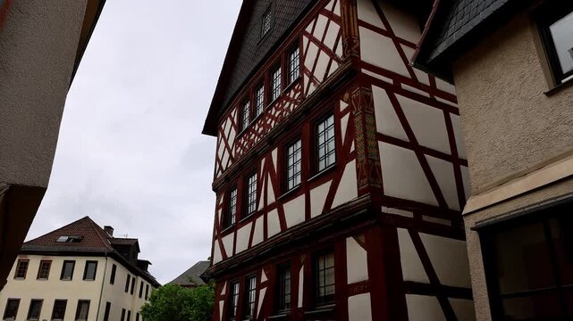 historic laubach hesse germany 4k video