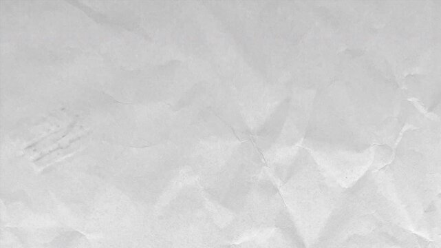 Paper crumpled background texture wallpaper canvas loop. Seamless stop-motion animation with dynamic shifting and unfolding wrinkled paper effects  Apple prores 422, 4k, stopmotion