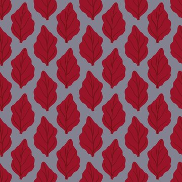 seamless pattern with leaves 
