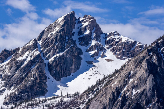 McGowan Peak with snow patches