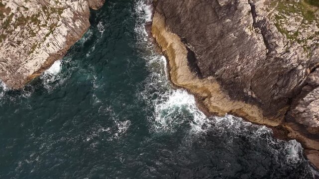 aerial view of the Northern  seaside 