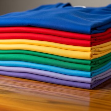 A Spectrum of Softness: Folded Threads in Vibrant Hues