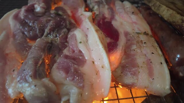 Traditional Indigenous Meat Smokehouse with Wild Boar Skulls in Wulai Taiwan