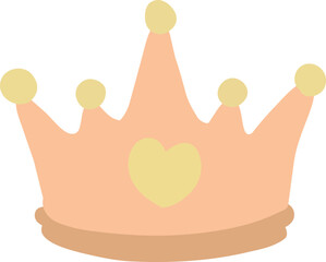 Hand Drawn Princess Crown Illustration © Lembayungvibe