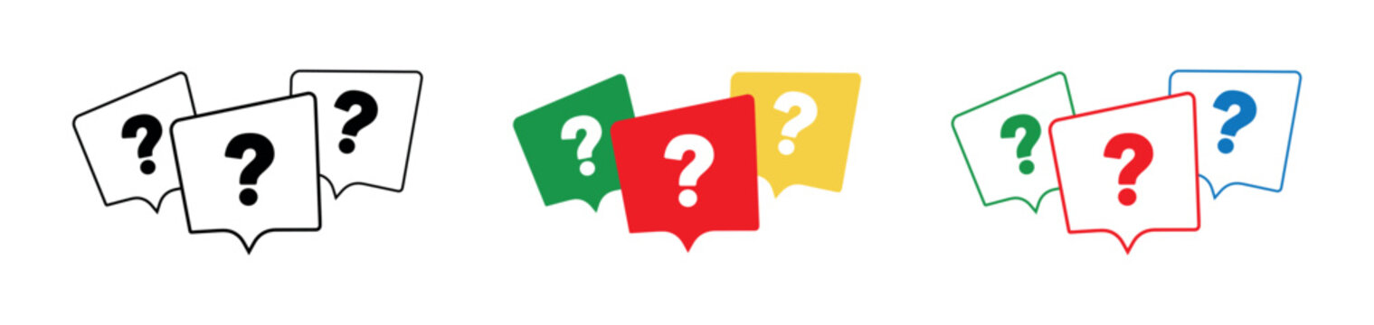 question mark on white backgroud