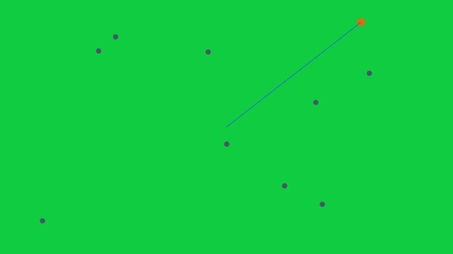 Global VPN Server Connection Network UI Animation