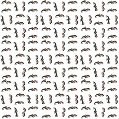Fototapeta premium Abstract pattern with stylized birds and brackets