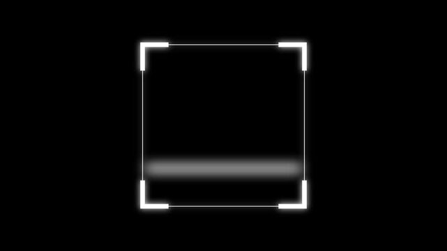 Abstract minimal design elements float clean geometric paths across black. Contemporary technology transition cards gain sharp graphic accents. Abstract minimal design loops.