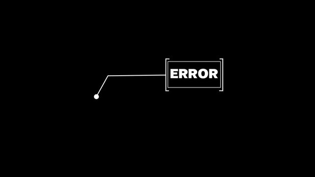 Technology warning concept panels alert users to system failure variables. Severe infrastructure breakdowns stand out on this graphic monitor. Technology warning concept.