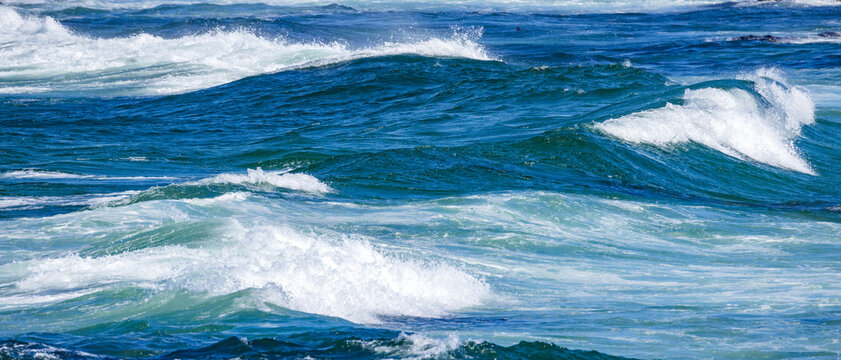Ocean waves near 17-Mile Drive