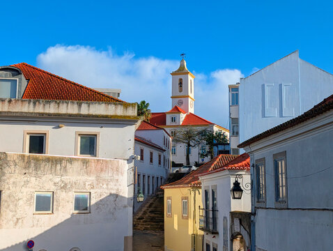 Old town street Almada, Lisbon