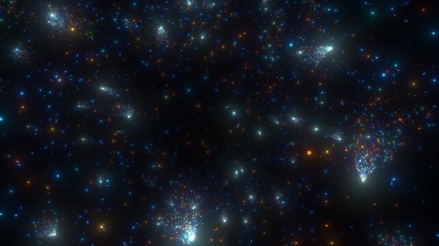 4K Blue Particle Tunnel Abstract Background. Warp Speed Light Rays, Energy Vortex, Glowing Particle Flow, Sci-Fi Motion Graphics, Space Travel Animation, 60 FPS, 2160p