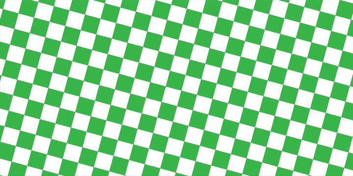 vector green background checkerboard abstract seamless pattern popular grid pattern printed on the wall or tablecloth