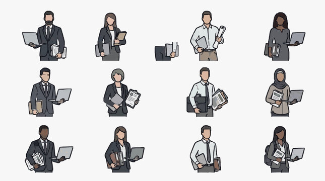 Professional Remote Work Team Collaboration.