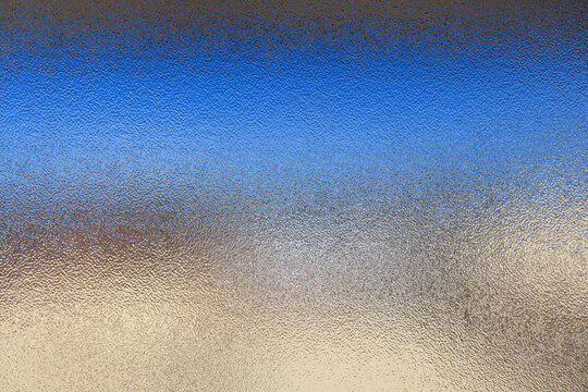 Frosted glass with abstract background