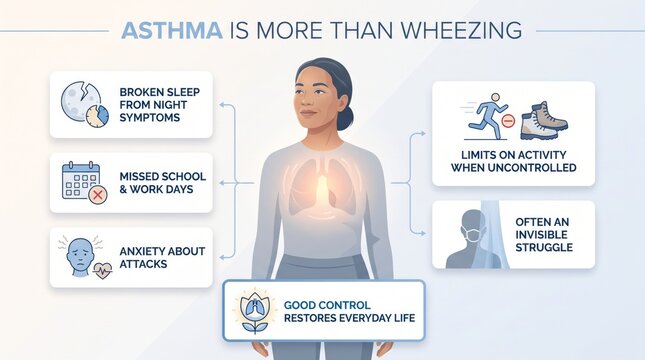 Asthma is more than wheezing