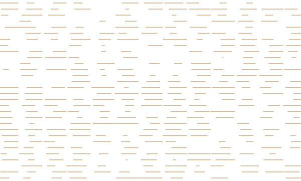 Gold dashed horizontal lines pattern. White minimalist background. Modern elegant business theme. Geometric abstract texture. Vector illustration