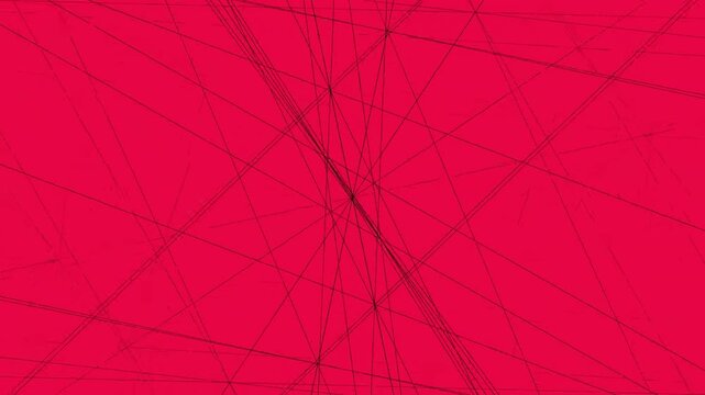 Red Sketch Line Grid Crosshatch Hand Drawn Texture Abstract Background