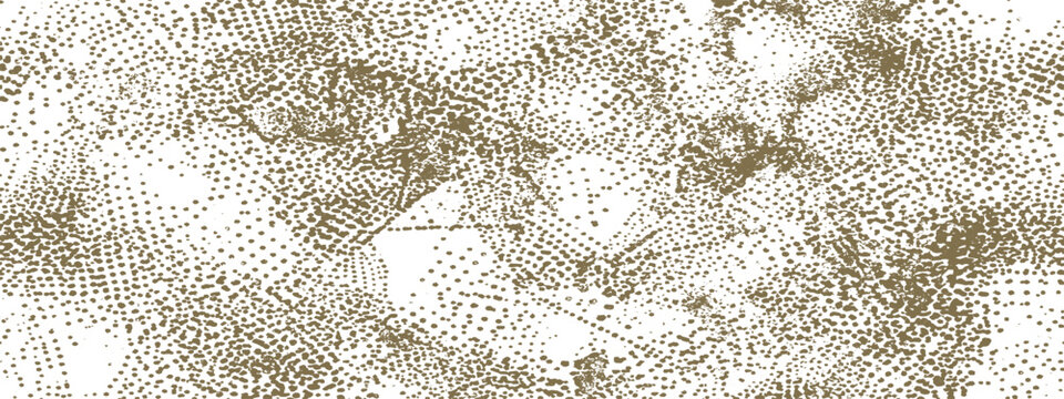 Abstract textured pattern with distressed dot overlay on white background