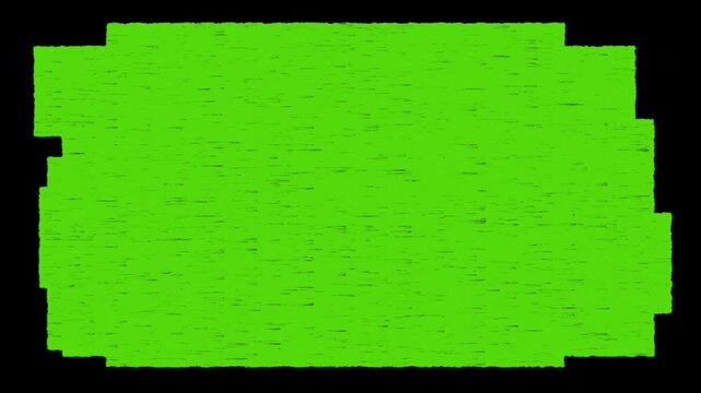 Vintage Grunge Matte Frame with Distressed Rough Edges, Subtle Horizontal Grunge Texture, Analog Flicker. Rough Border Overlay with Distressed Texture Animation