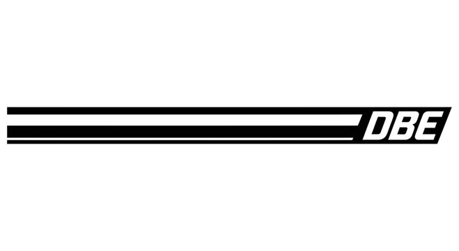 DBE Logo with Stripes