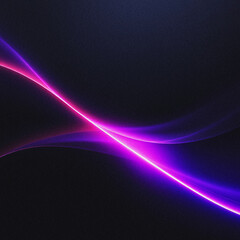 Fototapeta premium Vivid pink and blue abstract light intersection with grainy overlay, abstract