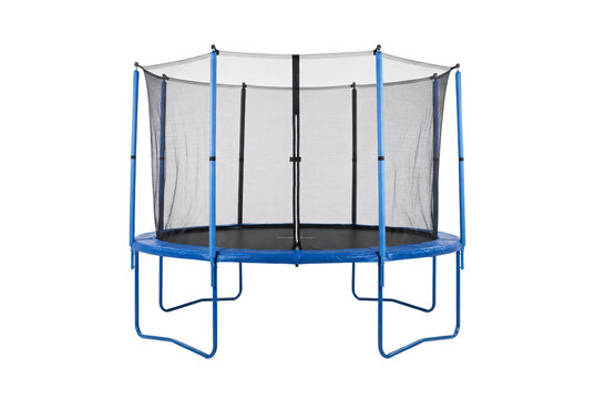 Round Outdoor Trampoline with Safety Enclosure Net
